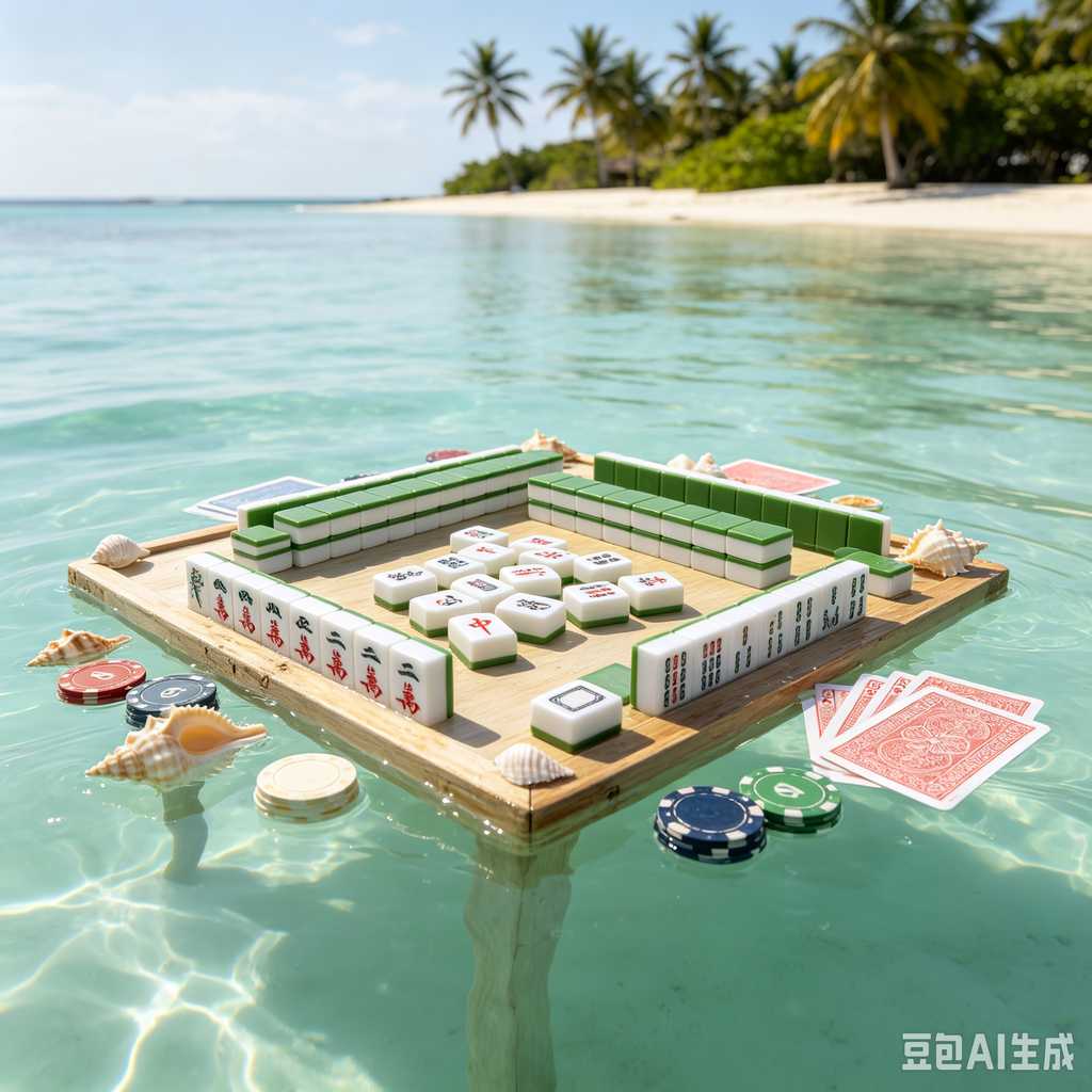 antique style mahjong set