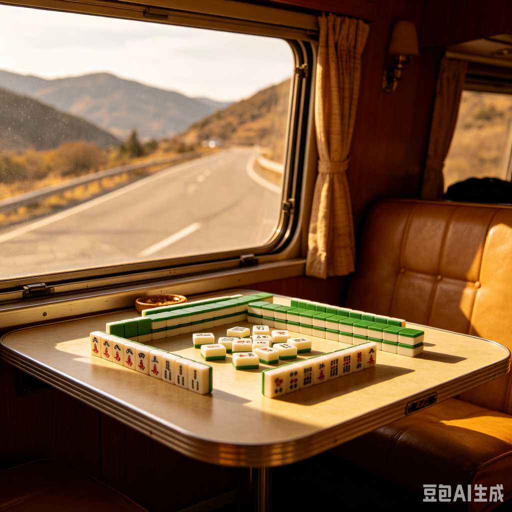 artistic mahjong tiles set