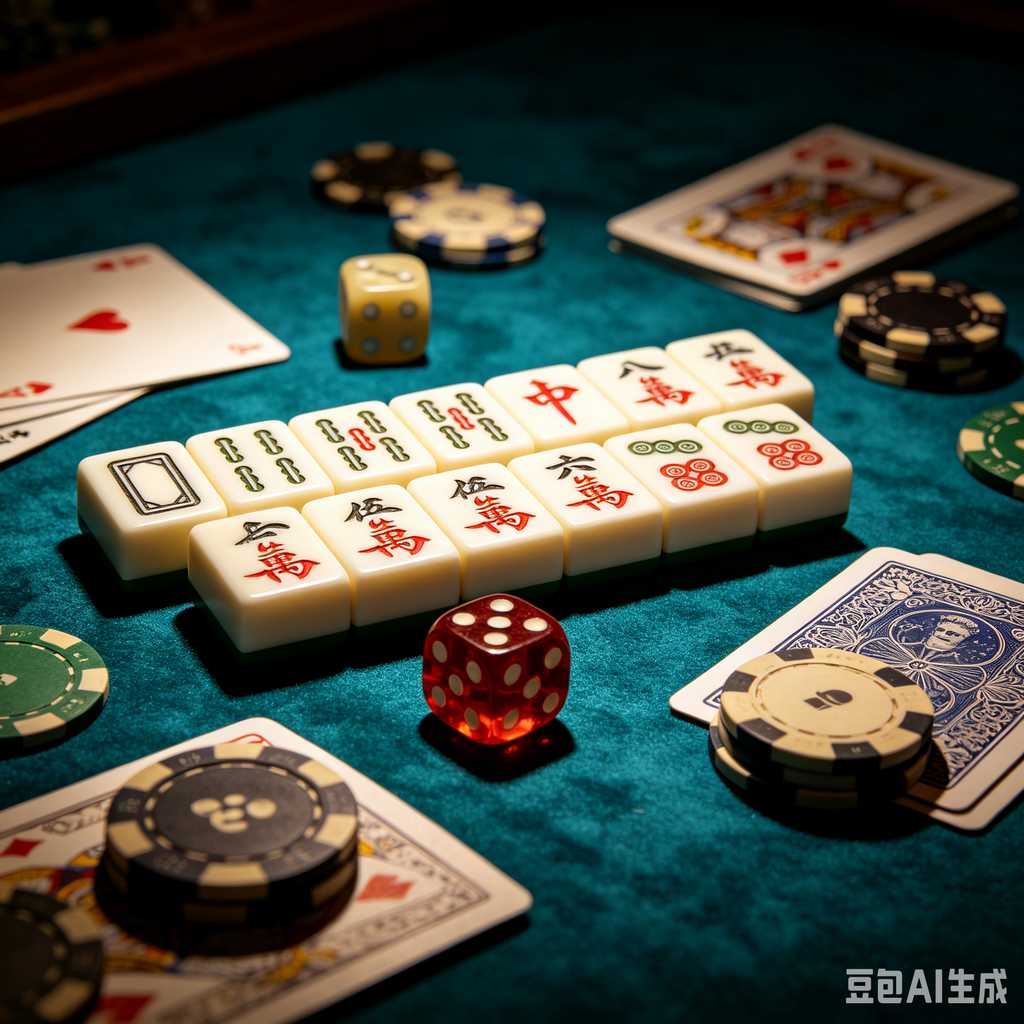elegant text mahjong tiles