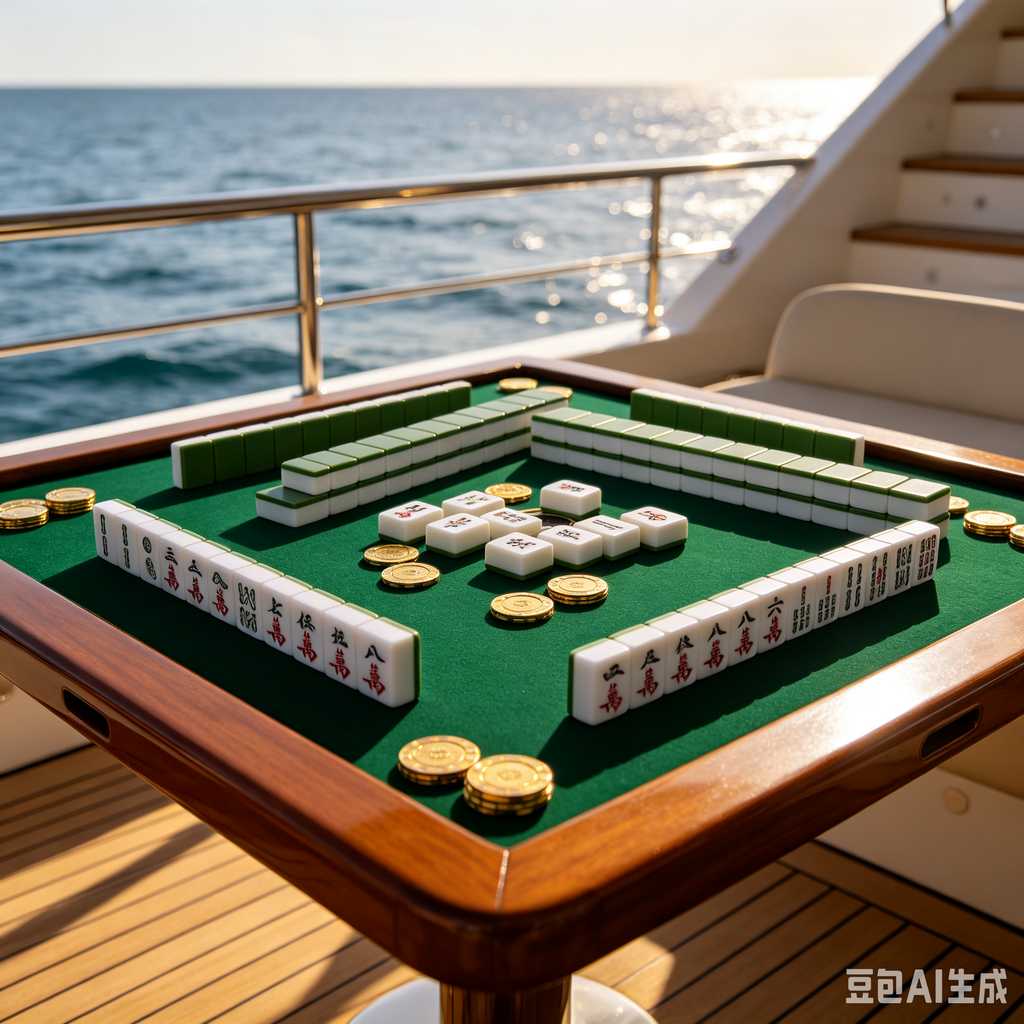 artistic mahjong tiles set